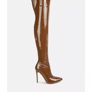 Steve Madden Brown Over the Knee Boots